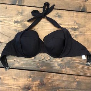 US 34G Black bikini Top